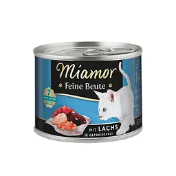 Вологий корм Miamor Feine Beute mit Lachs беззерновий повнораціонний Міамор корм для котів, Лосось 185 г (74444)
