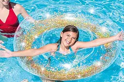 Надувне коло для плавання з блискітками Intex Wet Set 56274 діаметр 119 см 2 види - мініатюра 4