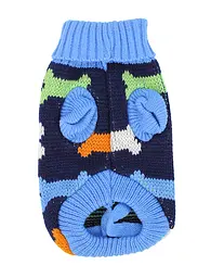 Светр для собак та котів EcoToys Bones S синій з кісточками A: 19 см B: 26 см C: 16 см 6986 - мініатюра 2
