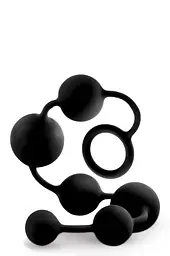 Анальні кульки Blush Anal Adventure Platinum Silicone Large Anal Beads - мініатюра 3