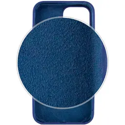 Чохол Silicone Case для Apple iPhone 15 Pro Deep Navy AA [92758] - мініатюра 3