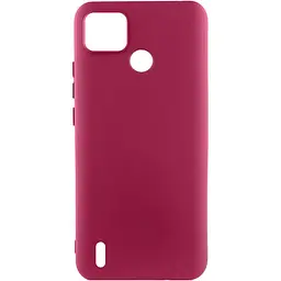 Чохол Silicone Cover Lakshmi (A) для TECNO POP 5 Бордовий / Marsala