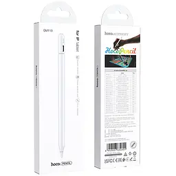 Стилус Hoco GM113 Active capacitice pen for iPad White - мініатюра 7