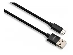 Кабель Vinga USB 2.0 AM to Micro 5P 1m nylon black (VCPDCMNB1BK)