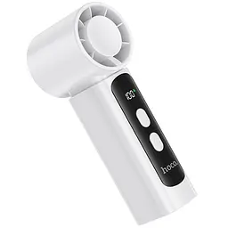 Портативний вентилятор Hoco HX601 handheld folding fan 3000 mAh White - мініатюра 5
