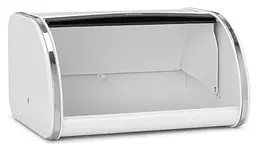 Хлібниця металева Brabantia Roll Top Bread Bin Medium 31.6x26.5х17.3 см біла (306044) - мініатюра 2