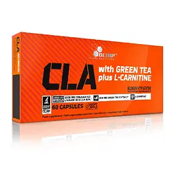 Жироспалювач CLA with Green Tea plus L-Carnitine, 60 капсул - Sport Edition Olimp fit0016591
