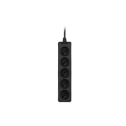 Мережевий подовжувач 2E 5XCEE7/17, 1.5м, black (2E-U0510M1.5BK) - мініатюра 2