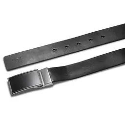 Ремінь чоловічий шкіряний Semi Line Black/Blue (P8234-0 S) - мініатюра 3