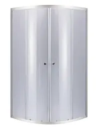 Набір Lidz Душова кабіна Latwa SC80x80.SAT.LOW.GR, напівкругла, скло тоноване 4 мм + Душовий піддон Kapielka ST80x80x15 - мініатюра 2