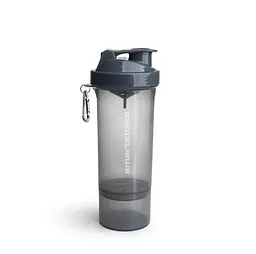 Шейкер спортивний SmartShake Slim 500 мл Gray (10252901) - мініатюра 1