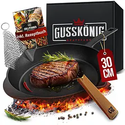 Сковорода Gusskoenig чавунна 30 см (170103) - мініатюра 3