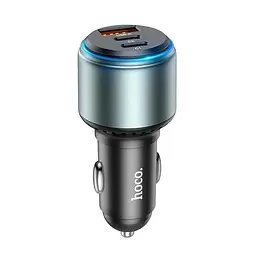 Адаптер автомобільний HOCO Galloper three-port car charger NZ9 95W