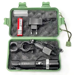 Ліхтар ручний світлодіодний POLICE Wimpex 220V / 12V Zoom Box (8628-WX-T) - мініатюра 4