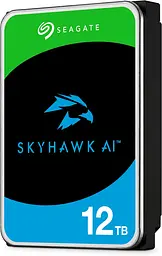 Seagate Жорсткий диск Seagate 12TB 3.5" 7200 512MB SATA SkyHawk AI - мініатюра 3