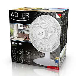 Вентилятор настільний Adler AD 7301 діам 15 см - мініатюра 4