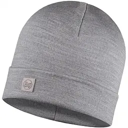 Шапка Buff Merino Heavyweight Beaney Solid Light Grey (1033-BU 111170.933.10.00)