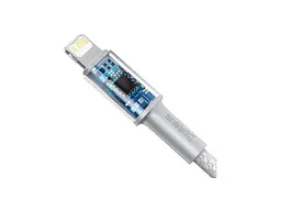 Кабель BASEUS 20W Type-C-Light.2 м (CATLGD-A02) білий - мініатюра 6
