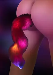 Анальна пробка з хвостом Taboom Unicorn Tail Buttplug - мініатюра 2