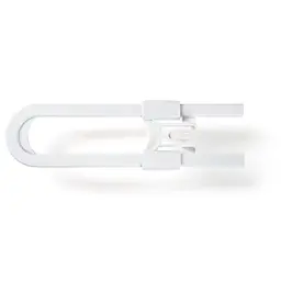 Замок-блокатор для дверцят MBM Kids 2 шт білий (BS-10 WHITE) - мініатюра 3