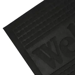 Килимок придверний Eco Fabric Welcome без кромки чорний 40 х 60 см (4060-014) - мініатюра 5