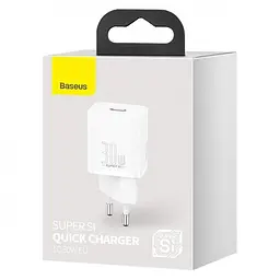 Зарядний пристрій Baseus Super Si Quick Charger IC 30W EU білий (CCSUP-J02) CCSUP-J02 - мініатюра 4