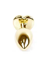 Анальна пробка Jawellery Gold Heart PLUG Green Boss Series 64-00042 98262 - мініатюра 4