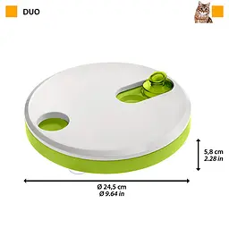 Іграшка для котів Ferplast Duo салатовий Ø 24,5x5,8 см 85484099 - мініатюра 2