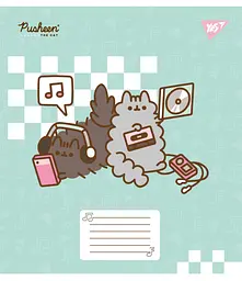 Нотний зошит Yes А5/12 Pusheen in music упаковка 25 шт. (766260) - мініатюра 5