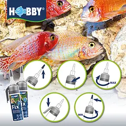 Клей-герметик прозорий Hobby Fix Underwater Adhesive 200 мл (11966) для акваріумів і тераріумів - мініатюра 6