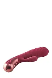 Вібратор Dreamtoys Dinky Duo Vibrator Jimmy K 19.4 см бордовий - мініатюра 3
