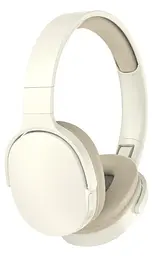 Бездротові накладні навушники MZ Sport C-6713 Bluetooth 5.3 MP3 FM-радіо 64 години роботи бежевий - мініатюра 2