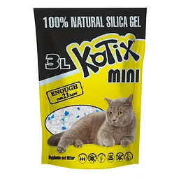 Силікагелевий наповнювач Kotix для котячого туалету 3 л