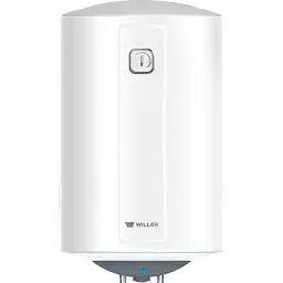Водонагрівач Willer EV50R-FOLK, White, 1500W, 50л, вертикальний, мокрий ТЕН, механічне управління, терморегулятор, термозахист, IPX4