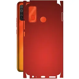 Защитная пленка StatusSKIN для Tecno Spark 5 Корпус Винил красная матовая