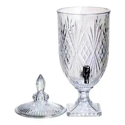 Лимонадниця Crystal Trinity 5 літрів із краном для мохіто-сока напоїв Yiwu HP-19-303 - мініатюра 3