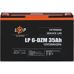 Акумулятор LogicPower AGM 6-DZM 12V (12V/35Ah/420Wh) (9335) [109288] - мініатюра 2
