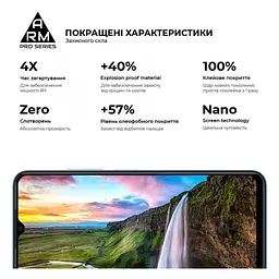 Скло захисне Armorstandart Pro ZTE Blade A54 4G Black (ARM70683) - мініатюра 5