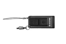 Ліхтар-брелок Ledlenser K6R зі звуковою сигналізацією заряджається 400/200/20 Gray Safety - мініатюра 3