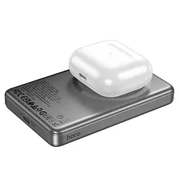 Портативний ЗП Power Bank Hoco Q26A Joy PD20W з БЗП 10000 mAh Metal gray - мініатюра 2