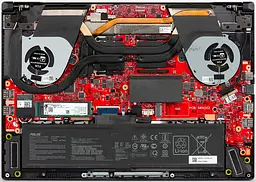 Топкейс ноутбука / верхня панель та клавіатура для ноутбука Asus ROG Zephyrus G15 GA502IU, GA502IV (90NR03V1-R31UA0) Оригінал від Asus, Верхня панель клавіатури - мініатюра 3