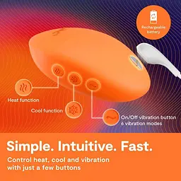 Вібратор We-Vibe Temp Tangerine для клітора - мініатюра 11