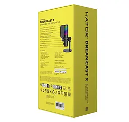 Мікрофон конденсаторний HATOR ES-S10 X Dreamcast RGB USB Black - мініатюра 7