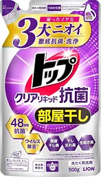 Японський антибактеріальний гель для прання Lion Top Clear Liquid поповнення 500 г