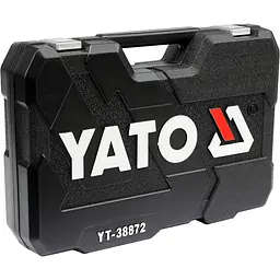 Набір головок торцевих Yato квадрат 1/2", 3/8", 1/4" з інструментами та насадками 128 шт. (YT-38872) - мініатюра 3