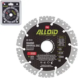 Диск алмазний Alloid Building Tools універсальний 125 мм (DS-16125) - мініатюра 4
