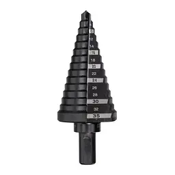 Свердло ступінчасте Step Drill MILWAUKEE, діаметр 6-35мм з кроком 2-3мм