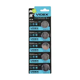 Батарейка VIDEX 2016 BLI 5