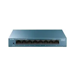 Комутатор TP-LINK LS108G, 8x100/1000 Mb/s, металевий корпус, некерований