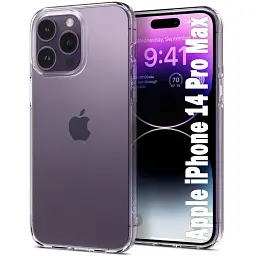 Силіконовий чохол BeCover для Apple iPhone 14 Pro Max Transparancy (708017) - мініатюра 3